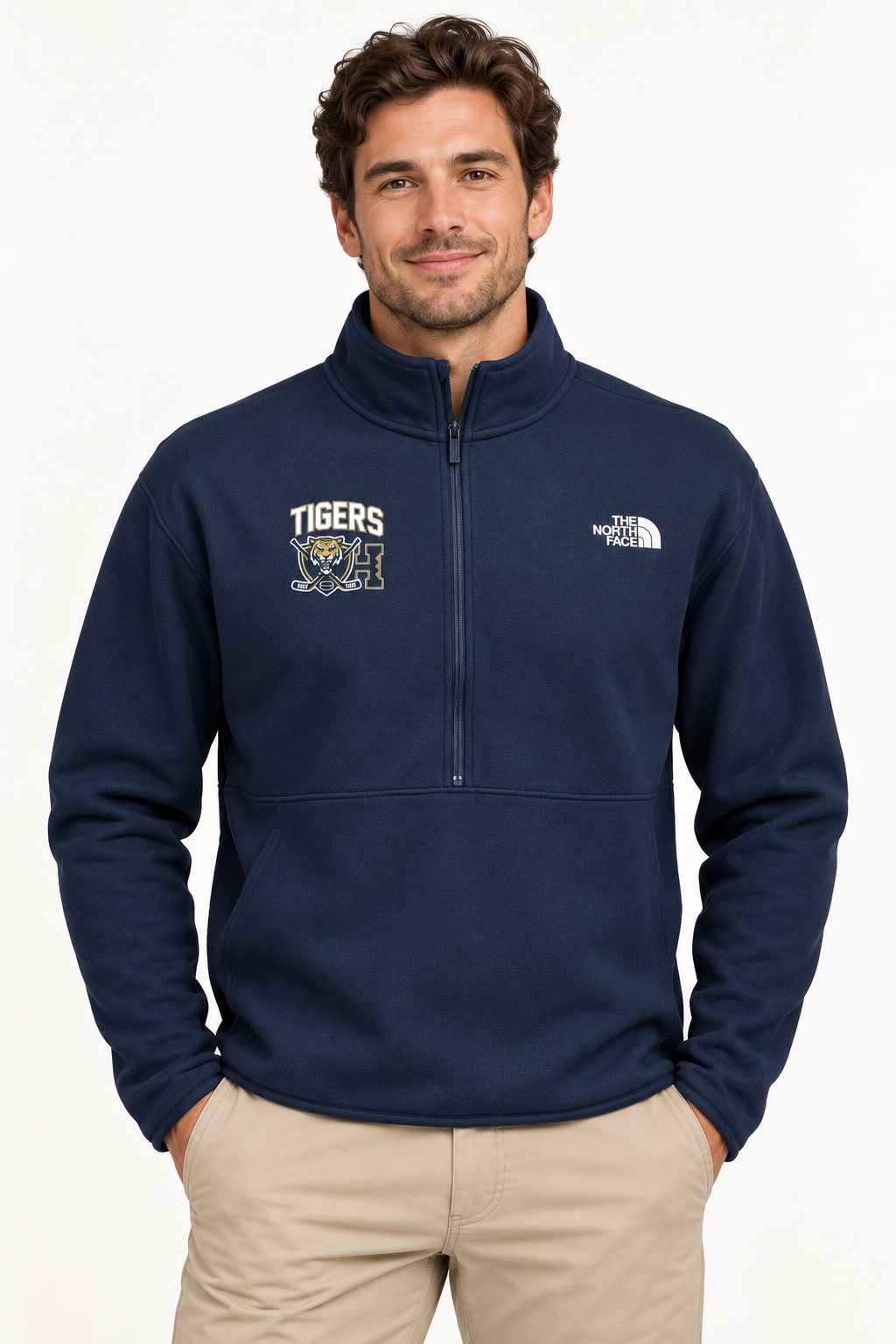 Tigers Double-Knit 1/2-Zip Fleece