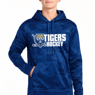 Tigers Hockey Sport-Tek CamoHex Fleece Hoodie